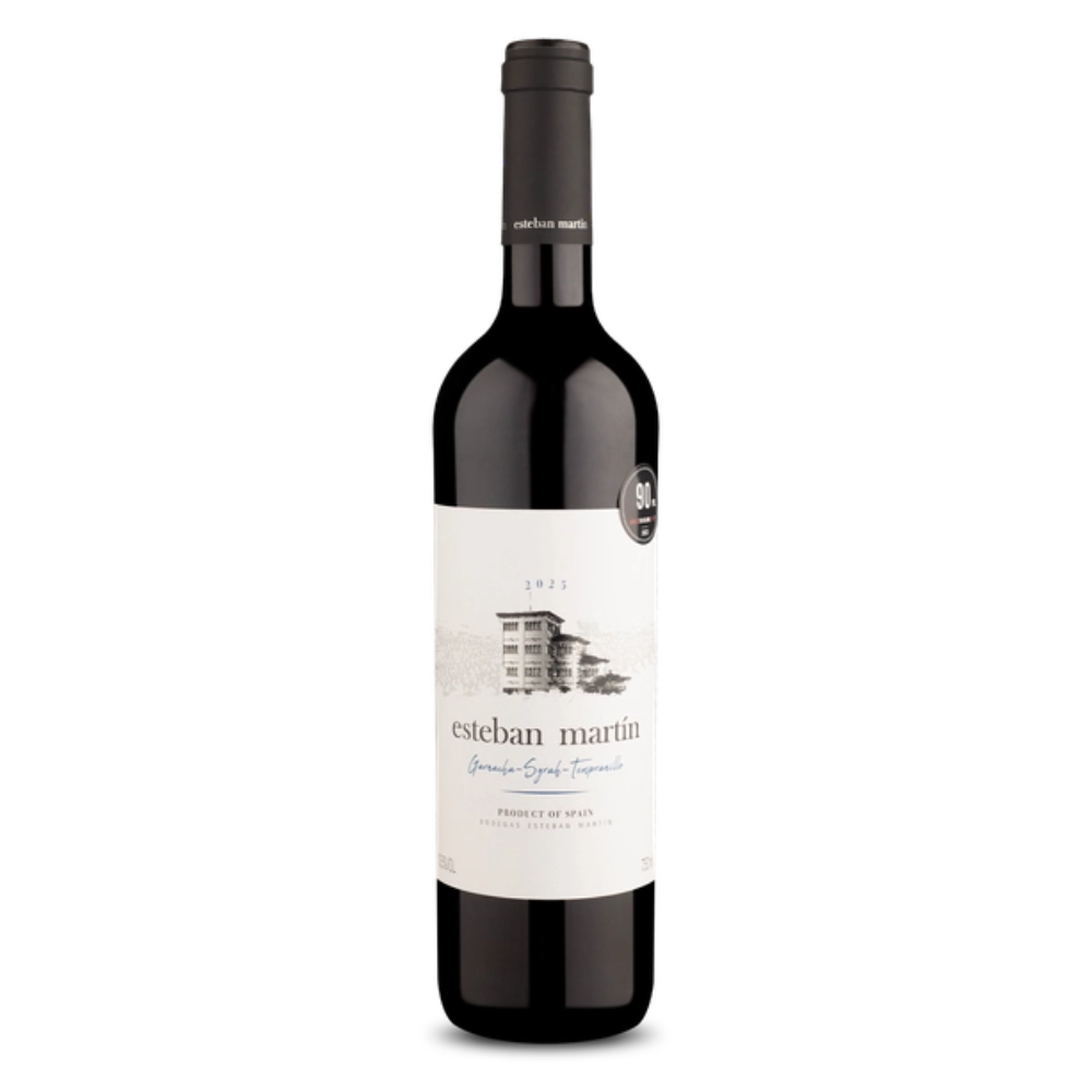 Esteban Martín D.O. Cariñena Garnacha Tempranillo Syrah Tinto 2025