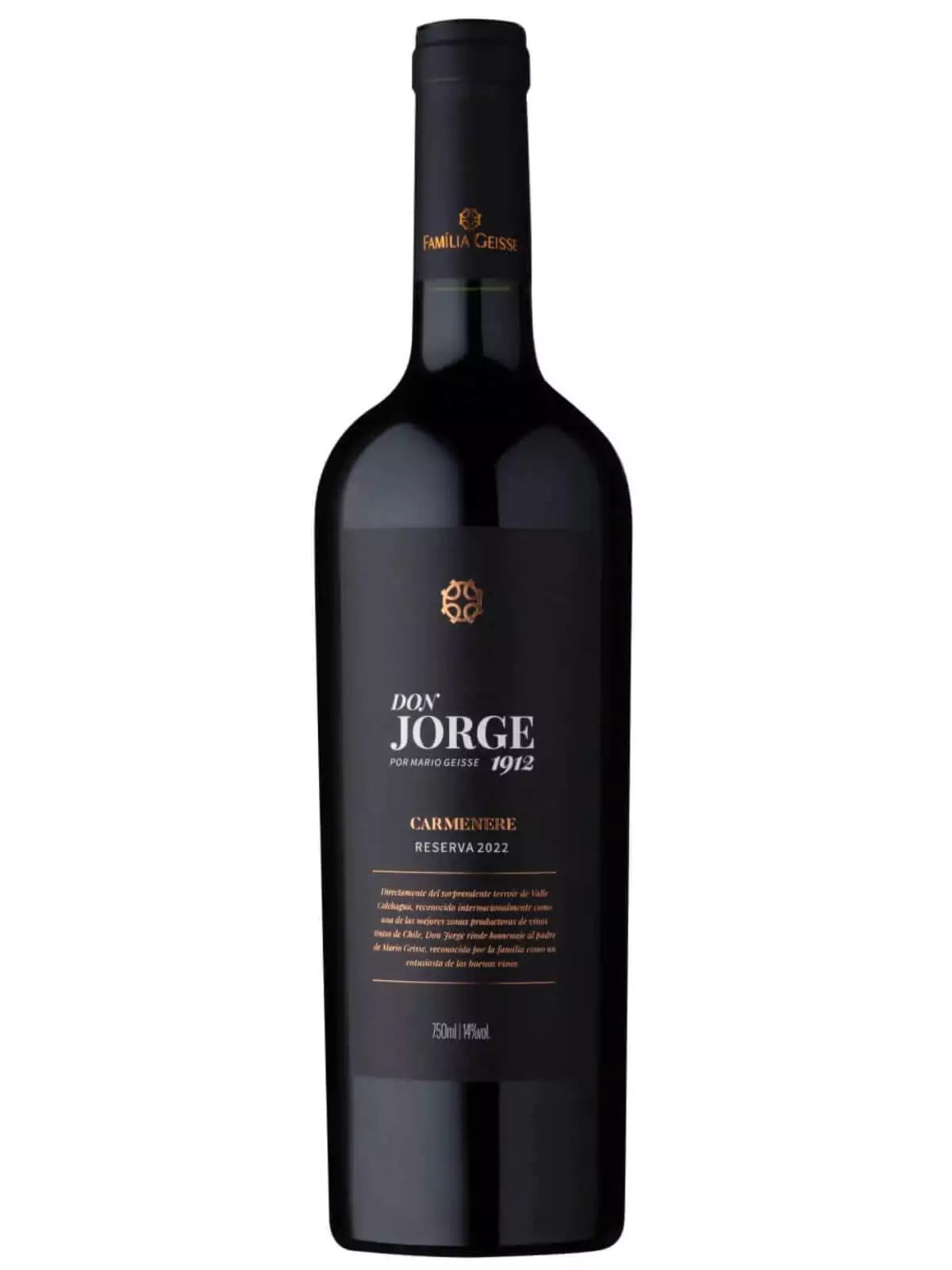 Don Jorge, por Mario Geisse Reserva Carmenere 2023
